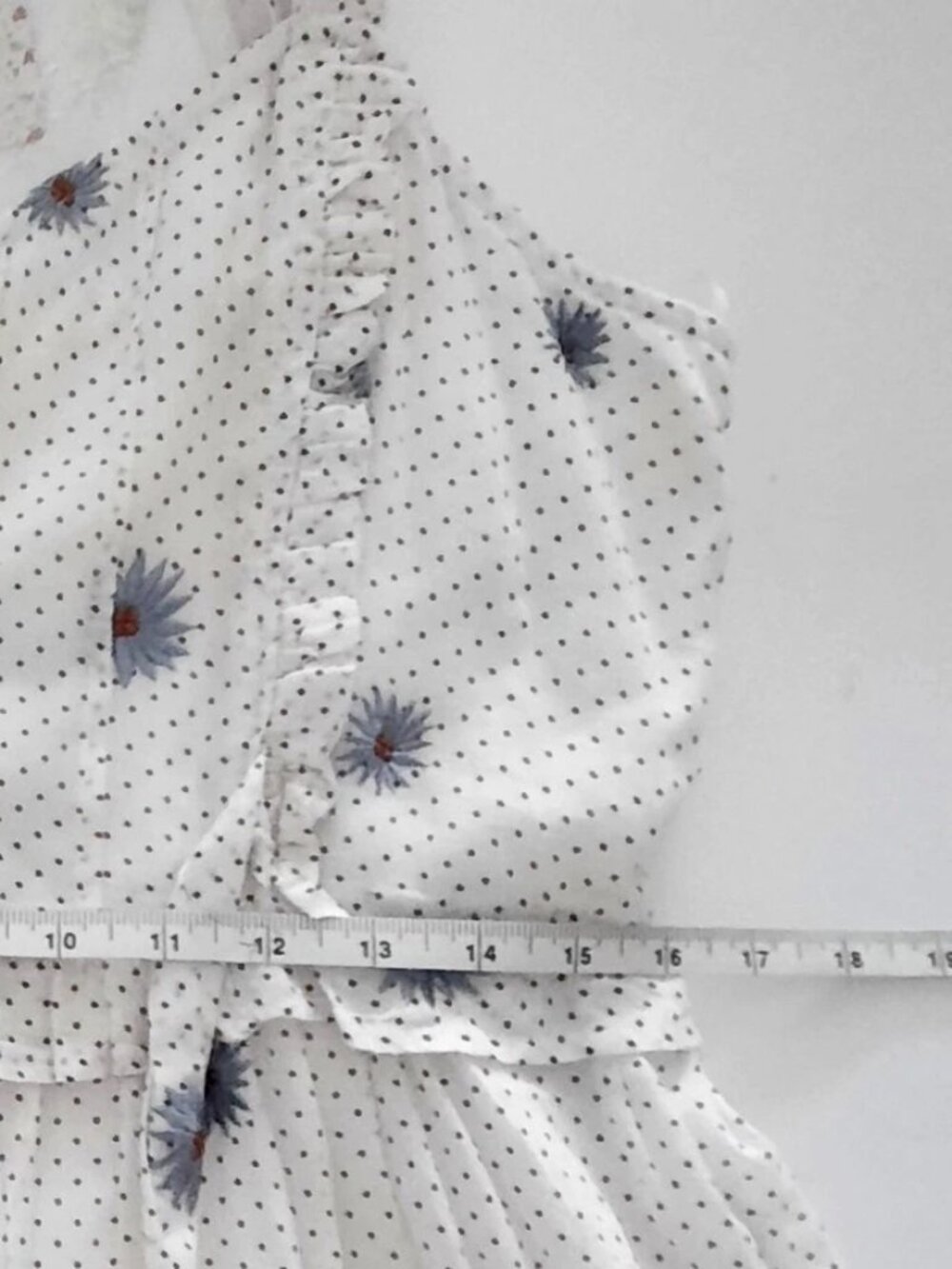 Free People Daisy Chain Cotton Midi Dress Embroidered Ecru Combo Size L NWT - Picture 12 of 13